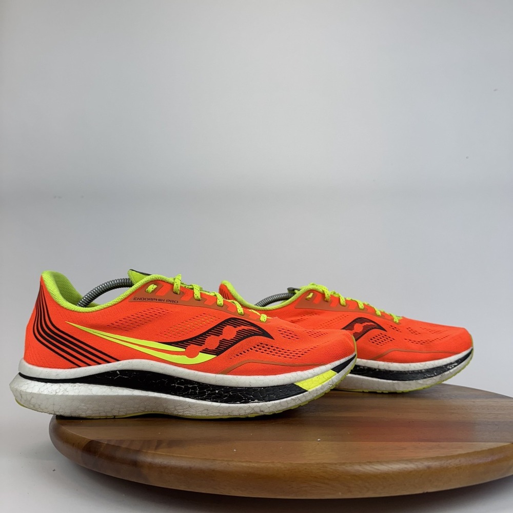 Mens Saucony Endorphin Pro Orange Athletic Running Sneakers Shoes Size 12 M GUC‎